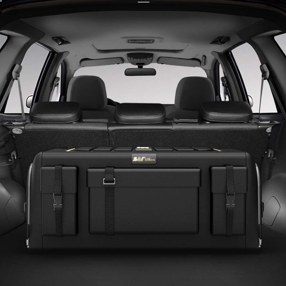 Car Trunk Organizer Foldable Storage Box - Universal Car Trunk Organizer 70L Storage
