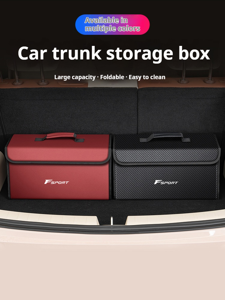 For Lexus F Sport ES RX LS500h - Car Trunk Organizer Foldable Storage Box 评论和价格