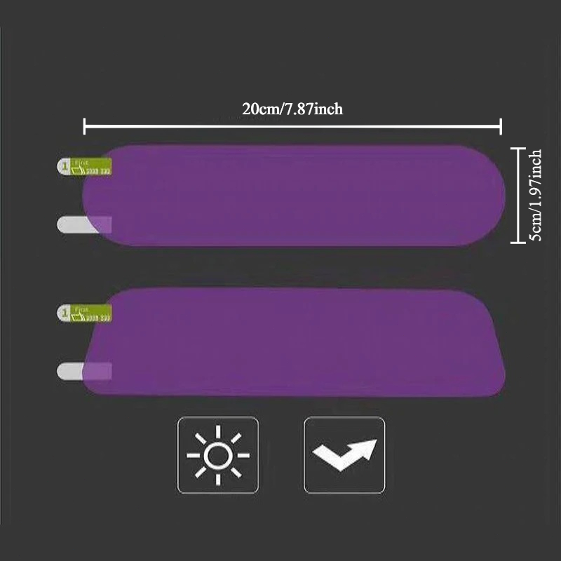 Car Interior Rearview Mirror A - Anti Glare Car Rearview Mirror Film 评论和价格