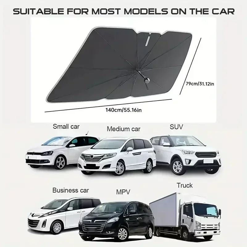 Car Sunshade Windshield Umbrel - Car Sunshade Windshield Umbrella Foldable 评论和价格