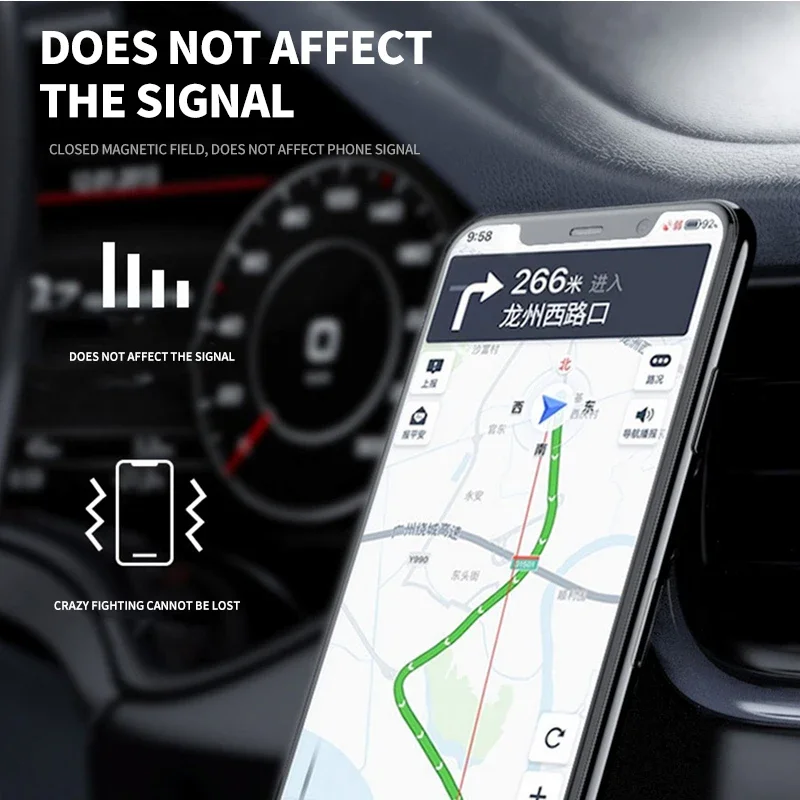 Mini Car Phone Holder Air Vent - Magnetic Phone Holder For Car Vent 评论和价格