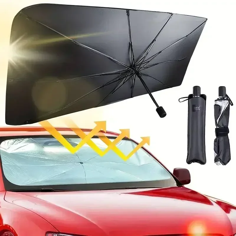 Multi Purpose Convenient Folda - Car Sunshade Windshield Umbrella Foldable 评论和价格