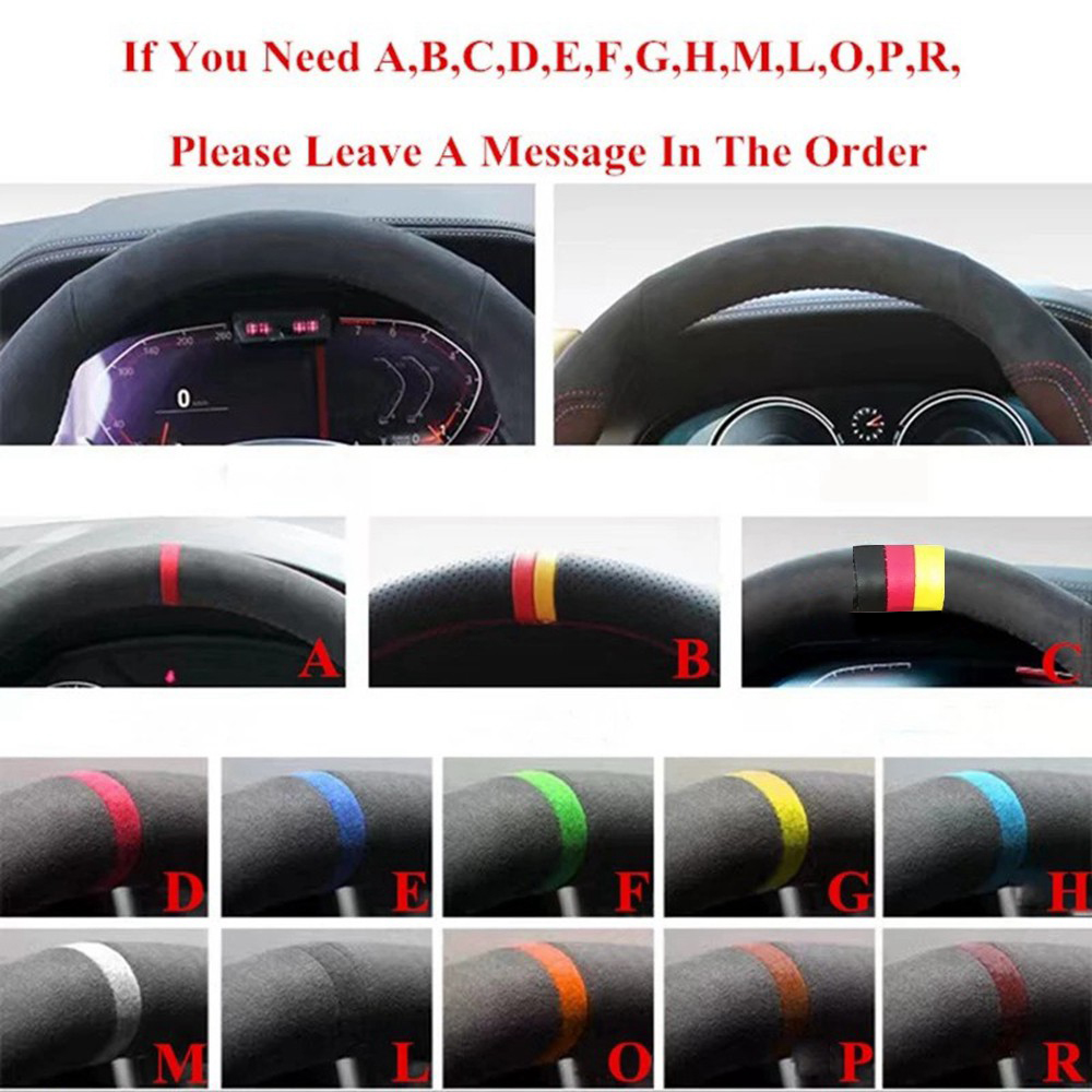Anti-Slip Car Accessories Blac - Car Steering Wheel Cover Anti Slip Breathable 评论和价格
