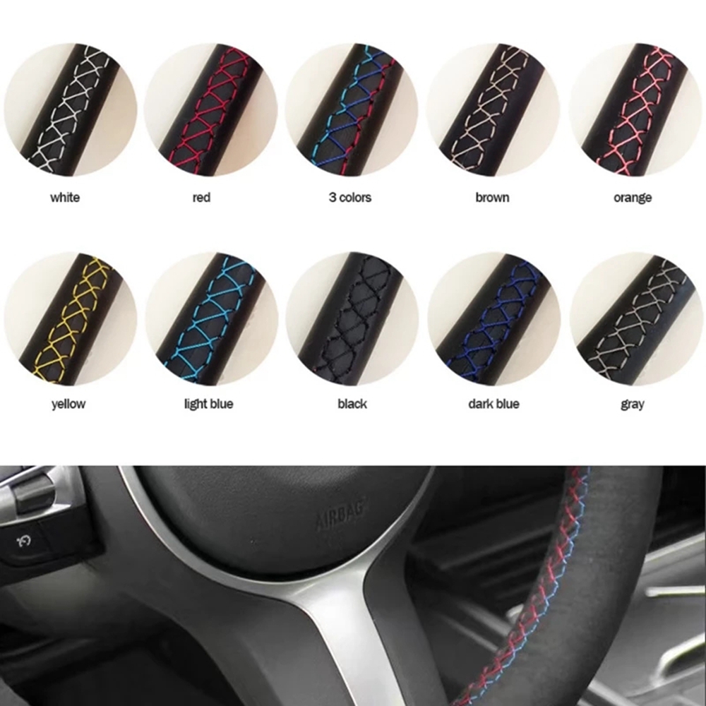 Customization Car Steering Whe - Car Steering Wheel Cover Anti Slip Breathable 评论和价格