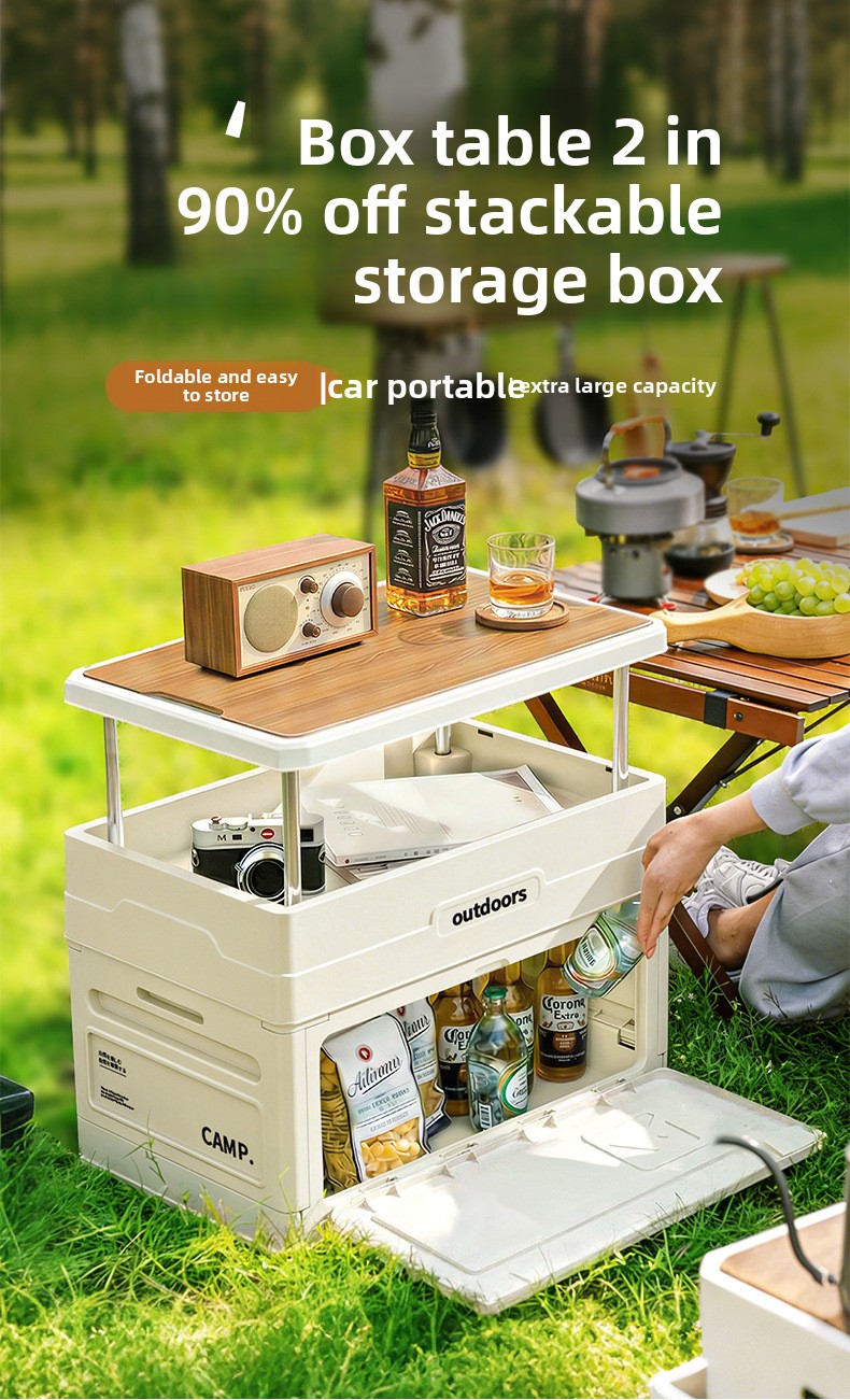Camping Folding Storage Box Wo - Car Trunk Organizer Foldable Storage Box 评论和价格